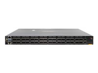 HPE Aruba CX 9300-32D 32-port 100/200/400G QSFP-DD 2-port 10G SFP+ Switch - Switch - L3 - Administrerad - 32 x 100/200/400 Gigabit QSFP-DD + 2 x 1 Gigabit / 10 Gigabit SFP+ - bakre till främre luftflödet - rackmonterbar - BTO R9A30A#ABB