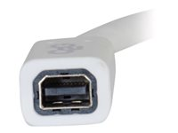 C2G 2m Mini DisplayPort Extension Cable M/F - White - DisplayPort-förlängningskabel - Mini DisplayPort (hona) till Mini DisplayPort (hane) - 2 m - vit 84414