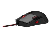 AOC Gaming AGM700 - AGON - mus - ergonomisk - högerhänt - optisk - 8 knappar - kabelansluten - USB 2.0 AGM700DRCR