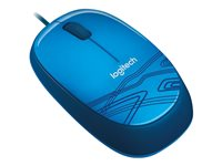 Logitech M105 - Mus - optisk - kabelansluten - USB - blå 910-003114