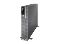 APC Smart-UPS Ultra - UPS (rackmonterbar/extern) - förlängd driftstid, fast ansluten 3-trådsutgång, nätverkskort, online, torn, med skenkit - AC 220-230 V - 5000 Watt - 5000 VA - litiumjon - Ethernet, USB - utgångskontakter: 1 - 2U - silvergrå SRTL5KRM2UI-HW