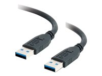 C2G - USB-kabel - USB typ A (hane) till USB typ A (hane) - USB 3.0 - 1 m - svart 81677