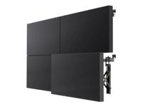 SMS Multi Display Wall+ - Monteringskomponent (väggfäste) - för LCD-display - svart, aluminium - skärmstorlek: 37"-46" PW010020