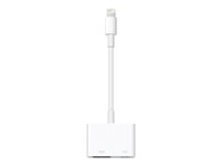 Apple Lightning Digital AV Adapter - Lightning-kabel - Lightning hane till HDMI, Lightning hona MD826ZM/A