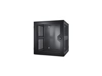 APC NetShelter WX - Rack - väggmontering - svart - 13U - 19" - för P/N: SC500RM1U, SUA1000RM2U, SUA1000RM2U-TU, SUA1000RMI2U AR100HD