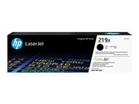 HP 219X - Lång livslängd - svart - original - LaserJet - tonerkassett (W2190X) - för P/N: 499Q6F#ABZ, 499Q6F#BAZ, 499Q7F#ABU, 499Q8F#ABF, 499Q8F#BAZ, 499R0F#ABU, 499R0F#ABZ W2190X