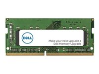 Dell - DDR4 - modul - 8 GB - SO DIMM 260-pin - 3200 MHz / PC4-25600 - 1.2 V - ej buffrad - ECC - Uppgradering - för Precision 3240 Compact, 3530, 3541, 3551, 5550, 7530, 7540, 7550, 7560, 7730, 7740, 7750 AB489613