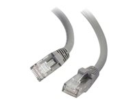 C2G - Patch-kabel - RJ-45 (hane) till RJ-45 (hane) - 5 m - UTP - CAT 6 - startad, hakfri - grå 82494