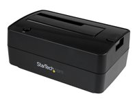 StarTech.com Hårddisk-dockningsstation för 2,5/3,5" SATA-hårddiskar - USB 3.1 (USB-A, USB-C) eller eSATA - HDD dockningsstation - fack: 1 - 2.5", 3.5" - SATA 6Gb/s - eSATA, USB 3.1 (Gen 2) - svart SDOCKU313E