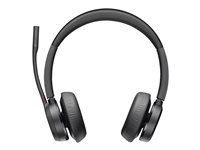 Poly Voyager 4320 - Headset - på örat - Bluetooth - trådlös - svart - Certifierad för Microsoft-teams, Zoomcertifierad 77Y99AA