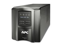 APC Smart-UPS 750 LCD - UPS - AC 230 V - 500 Watt - 750 VA - RS-232, USB - utgångskontakter: 6 - svart - för P/N: AR4018SPX431, AR4018SPX432, AR4024SP, AR4024SPX429, AR4024SPX431, AR4024SPX432 SMT750I