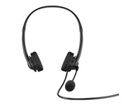 HP G2 - Headset - på örat - kabelansluten - USB - skuggsvart - för HP 245 G9, 256 G8, 25X G9, 34, 470 G9; EliteBook 1040 G9, 65X G9; ProBook 44X G9, 45X G9 428K6AA