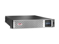 APC Smart-UPS Lithium Ion - UPS (kan monteras i rack) - linjeinteraktiv, 8x IEC C13, 1x IEC C19, SmartConnect+SmartSlot, AVR, LCD - AC 220/230/240 V - 2700 Watt - 3000 VA - RS-232, USB, RJ-45 - utgångskontakter: 9 - 2U - silver, svart med främre avfasning i silver SMTL3000RMI2UC