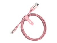 OtterBox Premium - Lightning-kabel - USB hane till Lightning hane - 1 m - glittrande rosa 78-52528