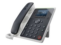Poly Edge E100 - VoIP-telefon med nummerpresentation/samtal väntar - 3-riktad samtalsförmåg - SIP, SDP - midnattsblå, vit 82M86AA