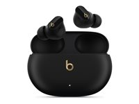 Beats Studio Buds + - True wireless-hörlurar med mikrofon - inuti örat - Bluetooth - aktiv brusradering - svart/guld MQLH3DN/A