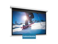 Da-Lite DescenderPro - Projektionsskärmyta med motor och vals - försänkt montering, takmontering - 153" (389 cm) - 16:10 - Matte White 10106803