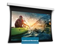 Da-Lite Tensioned DescenderPro - Projektorduk - takmontering - motoriserad - 230 V - 88.19" (224 cm) - 16:10 - HD Progressive 1.1 Contrast - RAL 9016 10106727