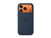 Apple - Baksidesskydd för mobiltelefon - MagSafe-kompatibilitet - silikon - midnatt - för iPhone 17 Pro MGFH4ZM/A