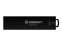 Kingston IronKey D500S - USB flash-enhet - krypterat - FIPS 140-3 Level 3 - 256 GB - USB 3.2 Gen 1 - TAA-kompatibel IKD500S/256GB