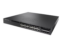 Cisco Catalyst 3650-24TD-E - Switch - L3 - Administrerad - 24 x 10/100/1000 + 2 x 10 Gigabit SFP+ - skrivbordsmodell, rackmonterbar WS-C3650-24TD-E