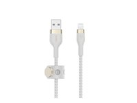 Belkin BoostCharge - Lightning-kabel - USB hane till Lightning hane - 3 m - vit CAA010BT3MWH