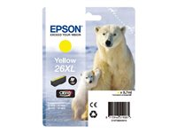 Epson 26XL - 9.7 ml - XL - gul - original - bläckpatron - för Expression Premium XP-510, 520, 600, 605, 610, 615, 620, 625, 700, 710, 720, 800, 810, 820 C13T26344010