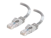 C2G Cat6 Booted Unshielded (UTP) Crossover Patch Cable - Övergångskabel - RJ-45 (hane) till RJ-45 (hane) - 7 m - UTP - CAT 6 - formpressad, hakfri, tvinnad - grå 83511