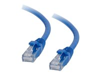 C2G - Patch-kabel - RJ-45 (hane) till RJ-45 (hane) - 50 cm - UTP - CAT 5e - startad, hakfri - blå 82417