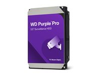 WD Purple Pro WD142PURP - Hårddisk - 14 TB - övervakning, smart video - inbyggd - 3.5" - SATA 6Gb/s - 7200 rpm - buffert: 512 MB WD142PURP