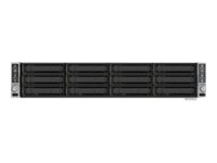 Intel Server Chassis H2312XXLR3 - Kan monteras i rack 2U - upp till 4 blad - SATA/SAS - hot-swap - nätaggregat - hot-plug H2312XXLR3