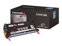 Lexmark - Lång livslängd - magenta - original - tonerkassett - för Lexmark X560dn, X560n X560H2MG