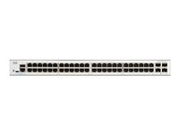 Cisco Catalyst 1200-48T-4G - Switch - L3 - smart - 48 x 10/100/1000Base-T + 4 x 10 Gigabit SFP+ - rackmonterbar C1200-48T-4G