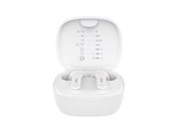 Belkin SoundForm Motion - True wireless-hörlurar med mikrofon - inuti örat - Bluetooth - aktiv brusradering - ljudisolerande - vit AUC010BTWH