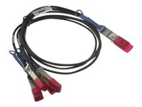 Dell 100GbE Direct Attach - Övergångskabel - QSFP28 (hane) till QSFP28 (hane) - 3 m - dubbelaxlad - passiv - för PowerEdge FC640, R530, R540, R630, R730, R740, R7415, R830; PowerSwitch S4112, S5212 470-ABQB