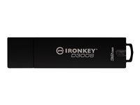 IronKey D300S - USB flash-enhet - krypterat - FIPS 140-2 Level 3 - 32 GB - USB 3.1 Gen 1 - TAA-kompatibel IKD300S/32GB