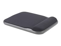 Kensington Sports Contour Gel Mouse Wrist Pad - Mustablett med handledskudde - svart 57711