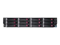 HPE P4500 G2 SAS Storage System - Hårddiskarray - 3.6 TB - 12 fack ( SAS ) - 12 x HDD 300 GB - DVD-ROM - iSCSI (extern) - kan monteras i rack - 2U AX699B