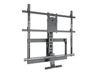 Multibrackets M Flexarm X-Large - Monteringssats (väggplatta, 2 armar, VESA-panel, hållare, 2 förlängningar för hållare, huvuddel, stång, 2 spärrade) - hel rörelse/neddragbar - för TV/ljudfält - svart - skärmstorlek: 55"-86" 7350105214301