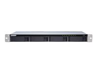 QNAP TS-431XeU - NAS-server - 4 fack - 32 TB - kan monteras i rack - SATA 6Gb/s - HDD 8 TB x 4 - RAID 0, 1, 5, 6, 10, JBOD - RAM 8 GB - Gigabit Ethernet / 10 Gigabit Ethernet - iSCSI support - 1U TS-431XEU-8G+4XST8000NE001