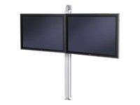 SMS Flatscreen X WFH 1955 - Monteringssats (väggfäste) - för 2 LCD-bildskärmar/videokonferenssystem - vit, aluminium - skärmstorlek: 40"-46" PD091010-P0