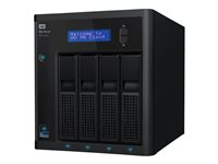 WD My Cloud PR4100 WDBNFA0160KBK - NAS-server - 4 fack - 16 TB - HDD 4 TB x 4 - RAID 0, 1, 5, 10, JBOD - RAM 4 GB - Gigabit Ethernet WDBNFA0160KBK-EESN