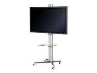 SMS Flatscreen X FH M1455 - Ställ - för platt panel - vit, aluminium - skärmstorlek: 40"-60" - golvstående PD031002-P0