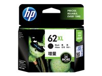 HP 62XL - Lång livslängd - svart - original - bläckpatron - för ENVY 55XX, 56XX, 76XX; Officejet 200, 250, 57XX, 8040 C2P05AE#UUS
