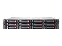 HPE Modular Smart Array P2000 G3 FC Dual Controller Small Business SAN Starter Kit - Hårddiskarray - 12 fack ( SATA-300 / SAS-2 ) - 8Gb Fibre Channel (extern) - kan monteras i rack - 2U AP847B