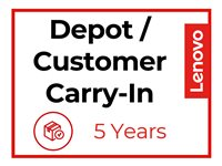 Lenovo Depot/Customer Carry-In Upgrade - Utökat serviceavtal - material och tillverkning (för bärbara datorer) - 5 år - för ThinkBook 13; 14; 15; ThinkPad 11e Yoga Gen 6; E48X; E49X; E58X; E59X 5WS0W86650