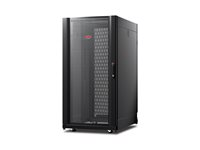 APC NetShelter AV Enclosure with Sides and 10-32 Threaded Rails - Rack - svart - 24U AR3814