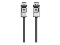 Belkin 6ft DisplayPort 1.2 Cable with Latches, M/M, 4k - DisplayPort-kabel - DisplayPort (hane) till DisplayPort (hane) - 1.8 m - för P/N: F1DN104W-3, F4U097tt, F4U109tt F2CD000B06-E