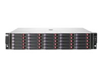 HPE D2700 - Kabinett för lagringsenheter - 25 fack (SATA-300 / SAS-2) - HDD 1 TB x 10 - kan monteras i rack - 2U QK770A