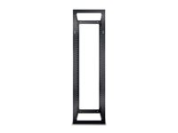 APC NetShelter 4 Post Open Frame Rack - Rack - svart - 44U - för P/N: SUA5000RMI5U AR203A